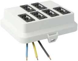 Parte frontale AGRO, in: 3P H07V-U, out: 6×3P ne L1, WAGO