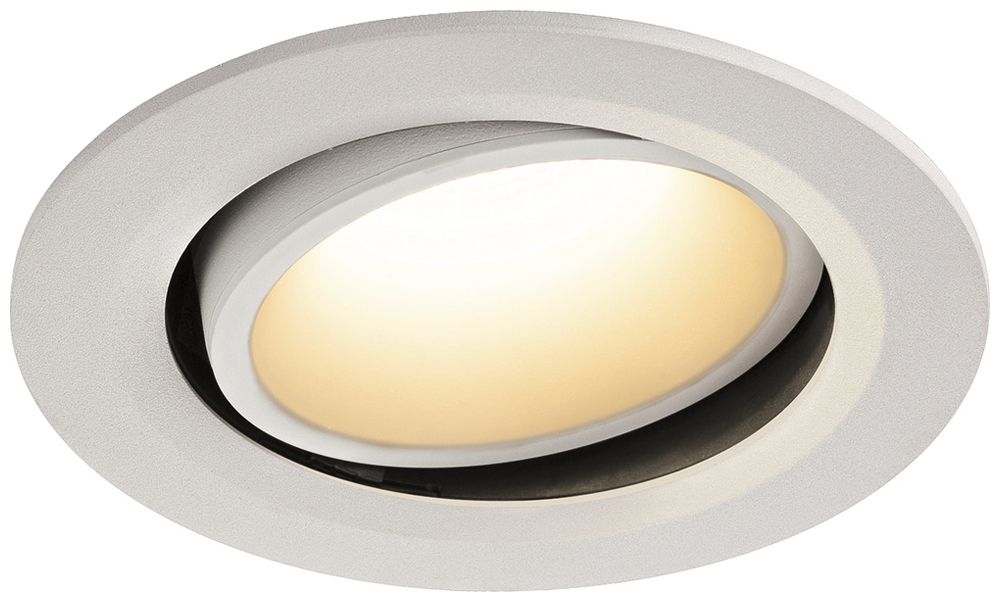 LED-Downlight SLV NUMINOS MOVE L 25.4W 2300lm 3000K 55° DIM Ø160×86mm ws/ws