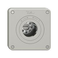 Contact pivotant NUPU NEVO, sans cylindre, KS, 0<->1, gris clair