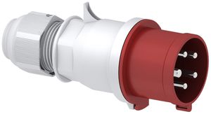 Fiche mobile CEE Bals 5P 32A 400V 3h rouge IP44 nick.Quick C.