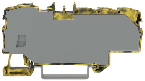 Borne de passage WAGO Contact TOPJOB S 1×6/6×1.5mm² gris foncé/jaune