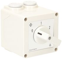 AP-Dahlander-Schalter K&N, 20A/690V 3L, 64×72×78mm, Aufdruck "0-1-2"