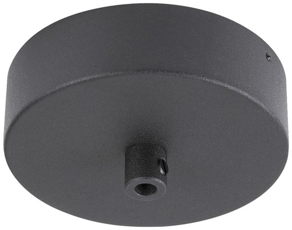 AP-Deckenrosette SLV FITU Leuchtenanschlussadapter Ø90×26mm schwarz
