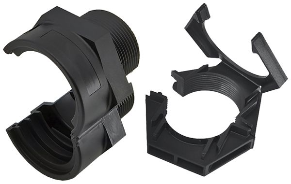 Schlauchverschraubung Plica DUPLEX SVPA, PG29 Ø37mm Polyamid schwarz IP40