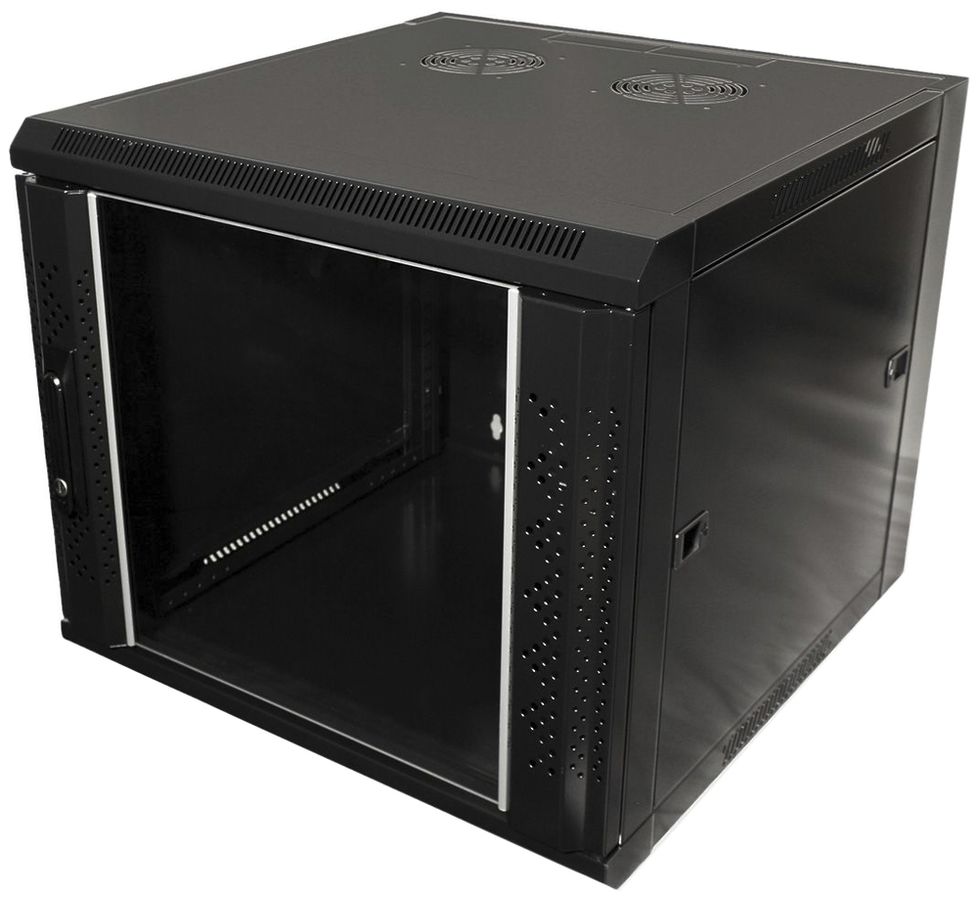 Armoire murale VALUE 6 UH (h×l×p) 368×570×600 mm, noir, RAL9005