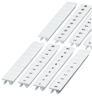 Ruban Zack ZB 81…90 blanc impression horizontale à 10 étiquettes 5mm