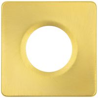 Zierring DOTLUX MULTISCREW Edelstahl 80×80×5mm Gold