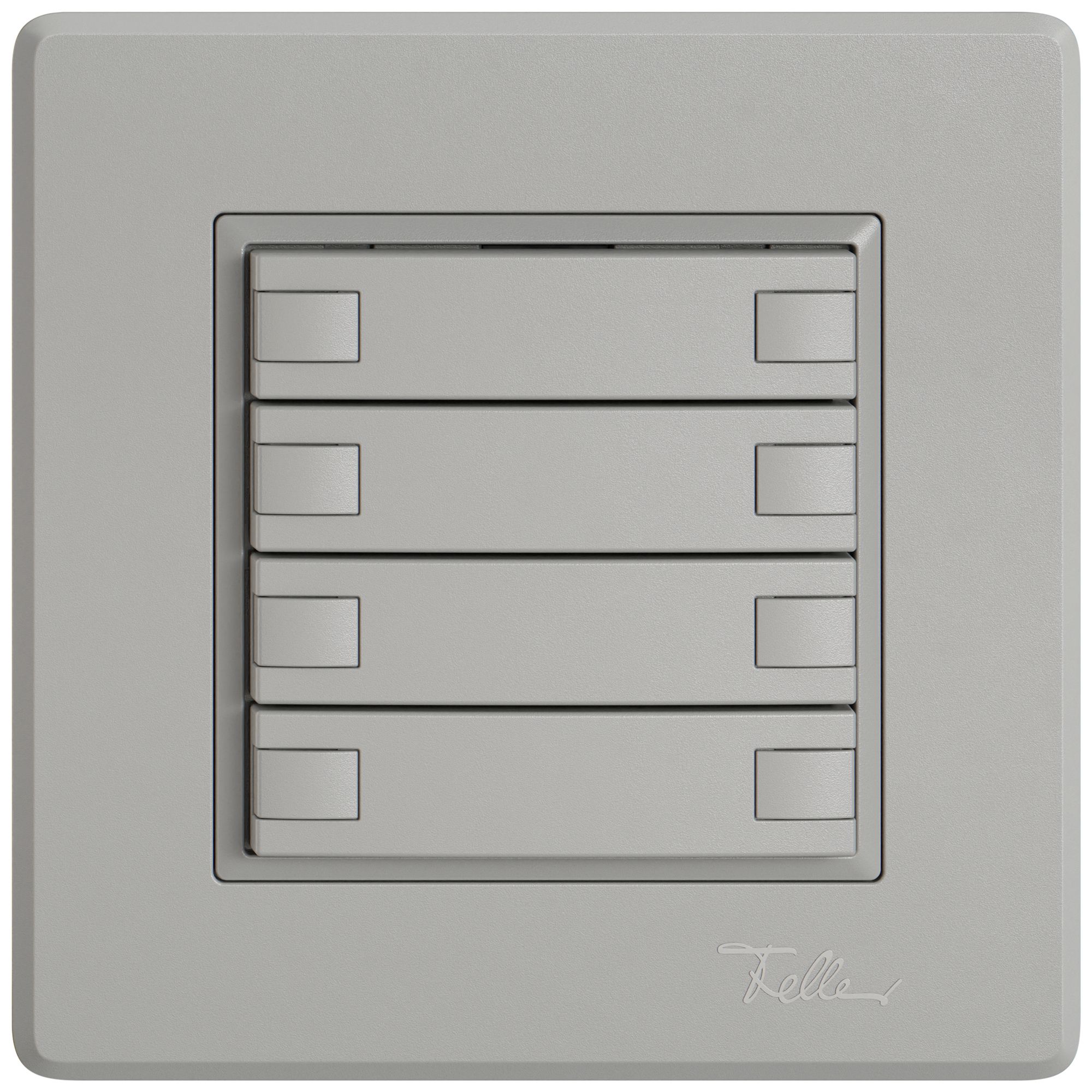 UP-Universaltaster EDIZIO.liv UNI SNAPFIX® o.LED 4× 2-Tbed.hgu