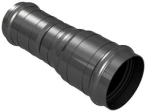 Reduziermuffe MCAM Symalit KRSR MG Ø100mm Ø80mm grau