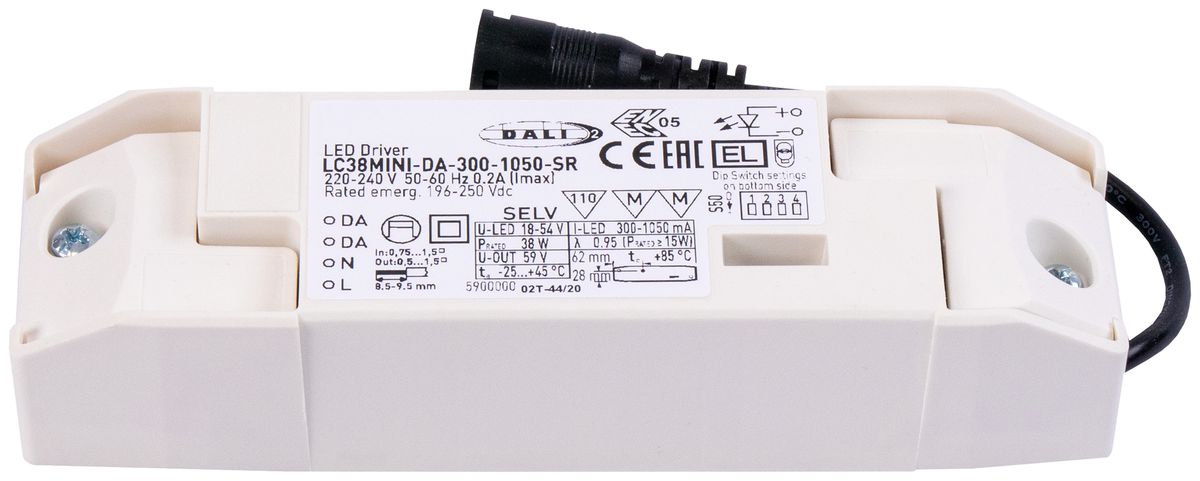Convertitore LED DOTLUX 44W 300…1050mA DALI-2