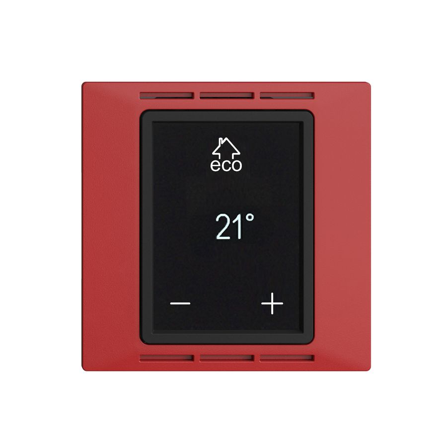 Thermostat d'ambiance EDIZIOdue F berry, avec écran, chauff.sol&conv.