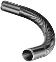 Bogen Symalit flexibel PE 90° Ø112/100 schwarz r=1760mm KRBF