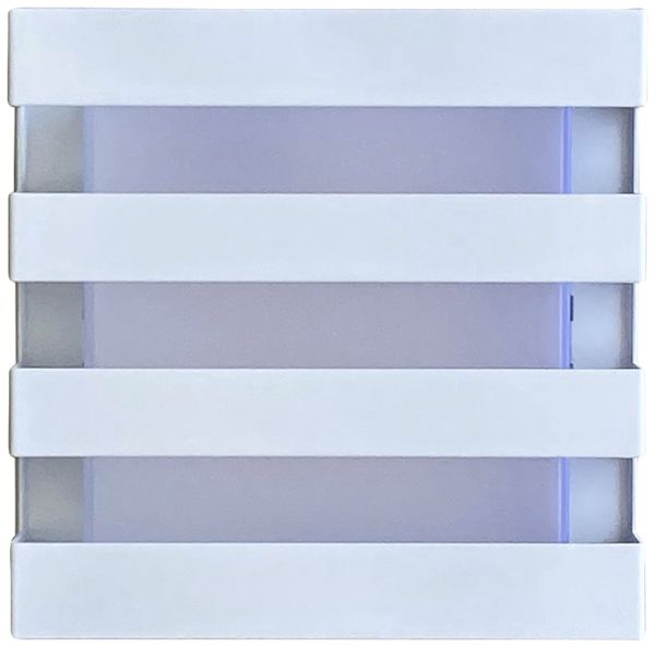 Applique LED Z-Licht Cube L 4.5W 500lm 3000K IP65 115×115mm blanc