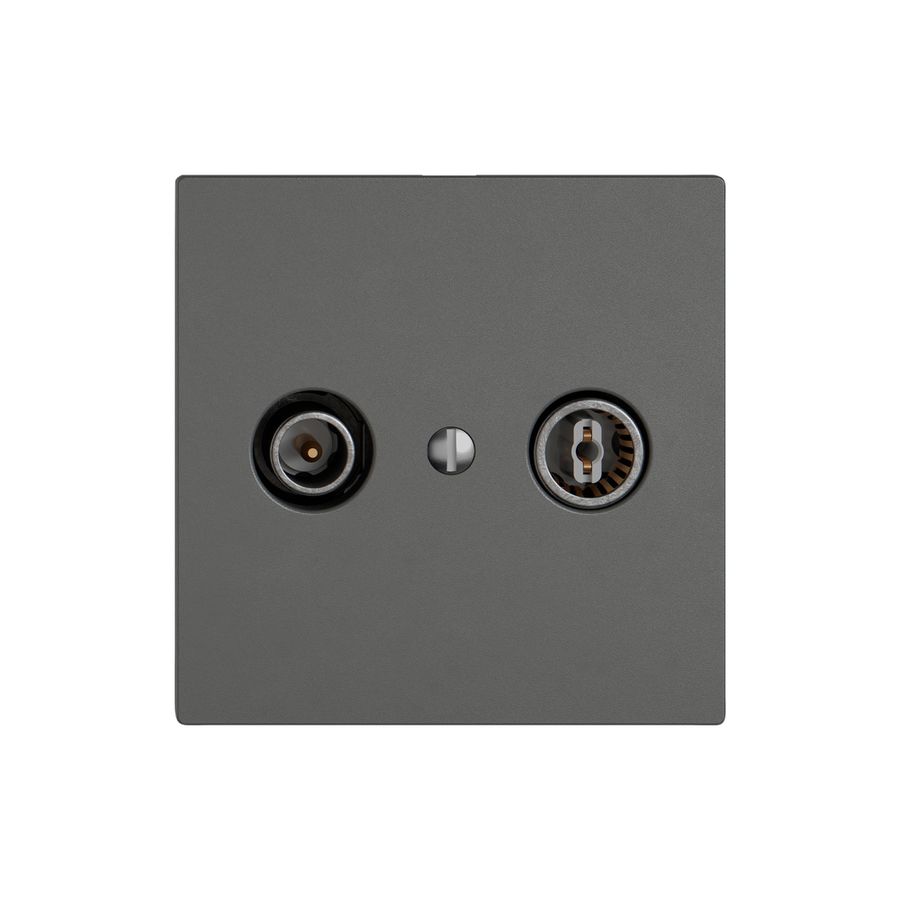 Prise antenne TV-R EDIZIO.liv SNAPFIX® prise de passage 19dB grf