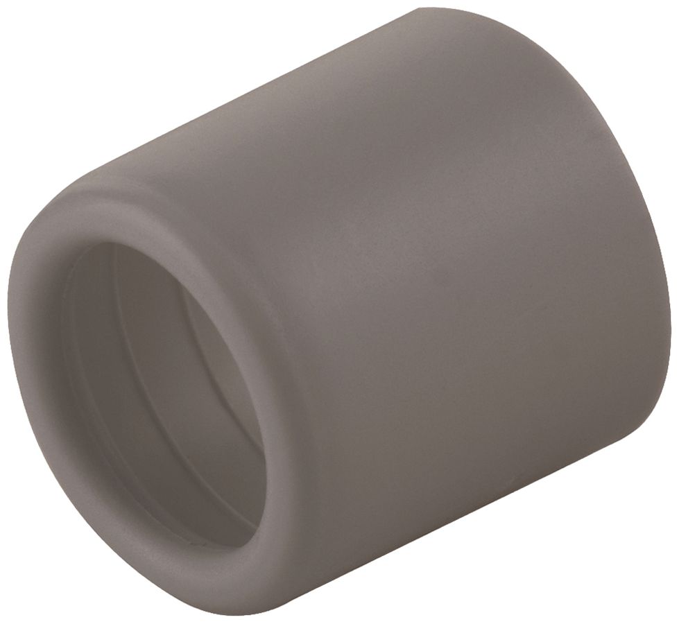 Manicotto finale Plica M16 a innesto in PE per ERZ grigio argento RAL 7001