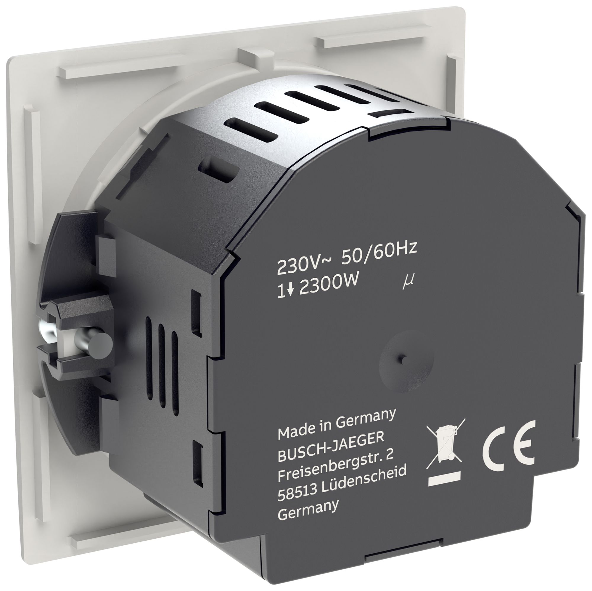 Raumthermostat ABB SIDUS E heizen NO 230VAC/10A 5…30°C ws