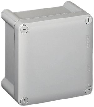 Apparategehäuse Legrand IP66 130×130mm leer hellgrau