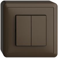 AP-Taster EDIZIOdue 2×A-R/1P coffee