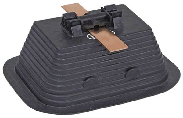 Supporto per conduttore su tetti piatti, FL 70, con adattatore