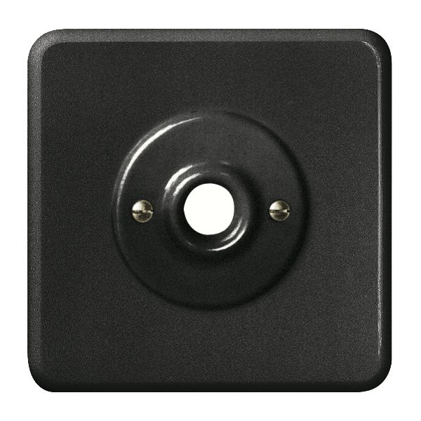 UP-Frontset FH schwarz, zu Anschlussdose 1900