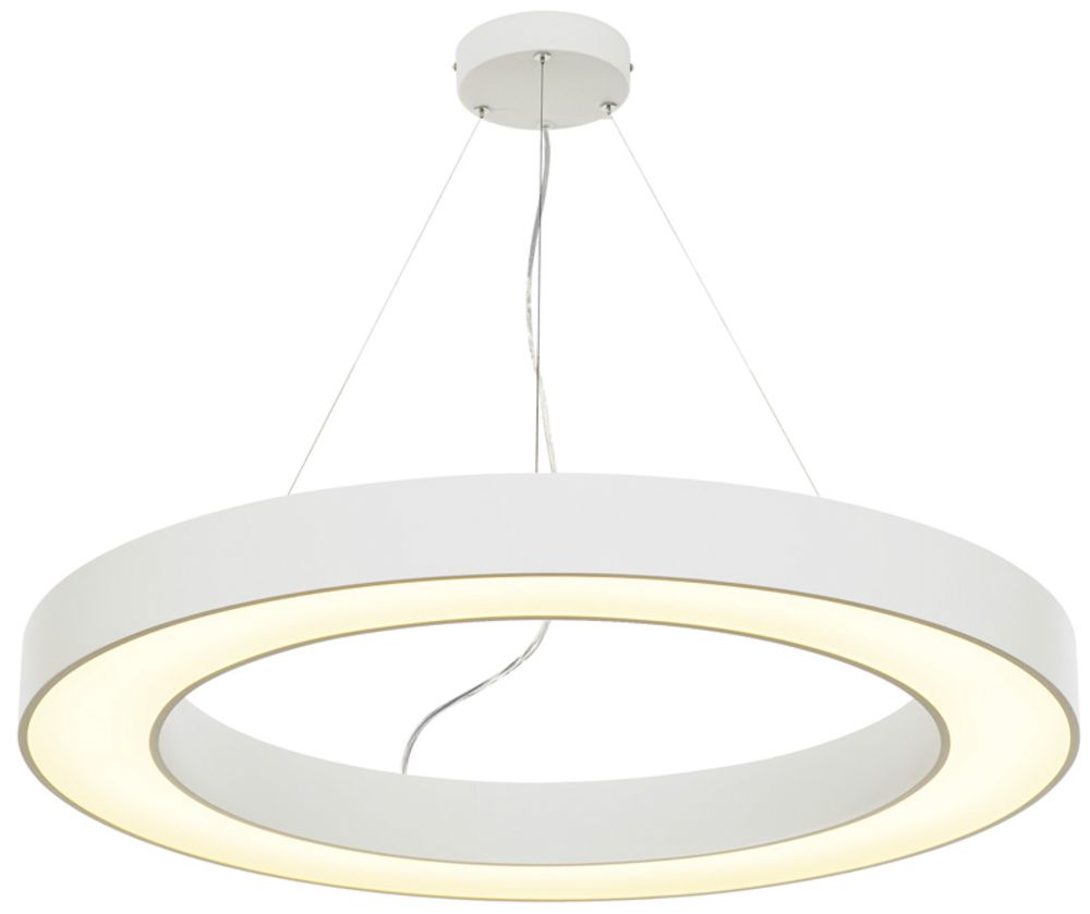 LED-Pendelleuchte SLV MEDO RING 90 56W 4185lm 3000K IP20 weiss