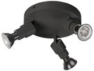 Spot SLV PURI 2.0 Basic CW GU10 3×6W REG Ø180×71mm nero