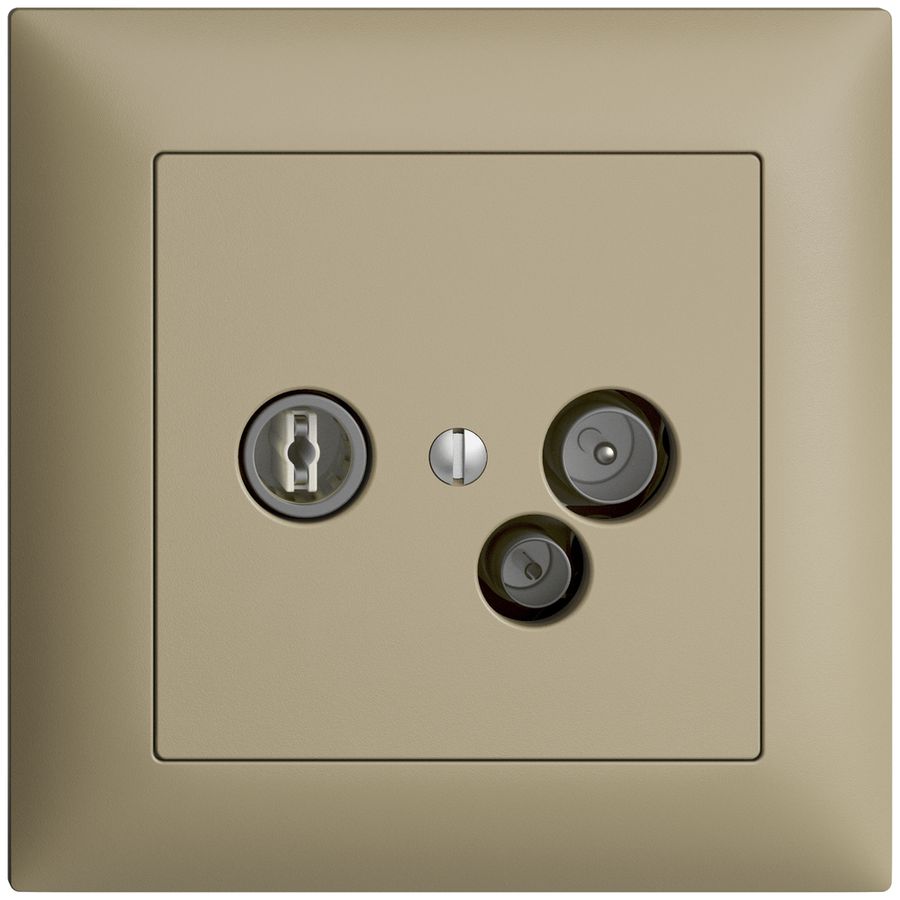 UP-Antennendose TV-R-Daten DD04 5…65MHz EDIZIOdue sand