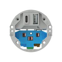 Einsatz zu USB-Ladesteckdose Hager 18W PD 1×Typ A 1×Typ C T13/23