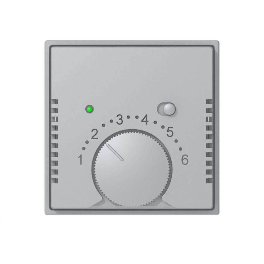 Kit frontale SIDUS per termostato ambiente alu