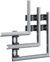 Angle plat Hager multiple pour BKIS 12.5mm zing.