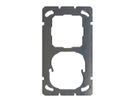Plaque de montage MDT ZMTR-CH2A 2×1 pour programme design 55/fixation 2 trous