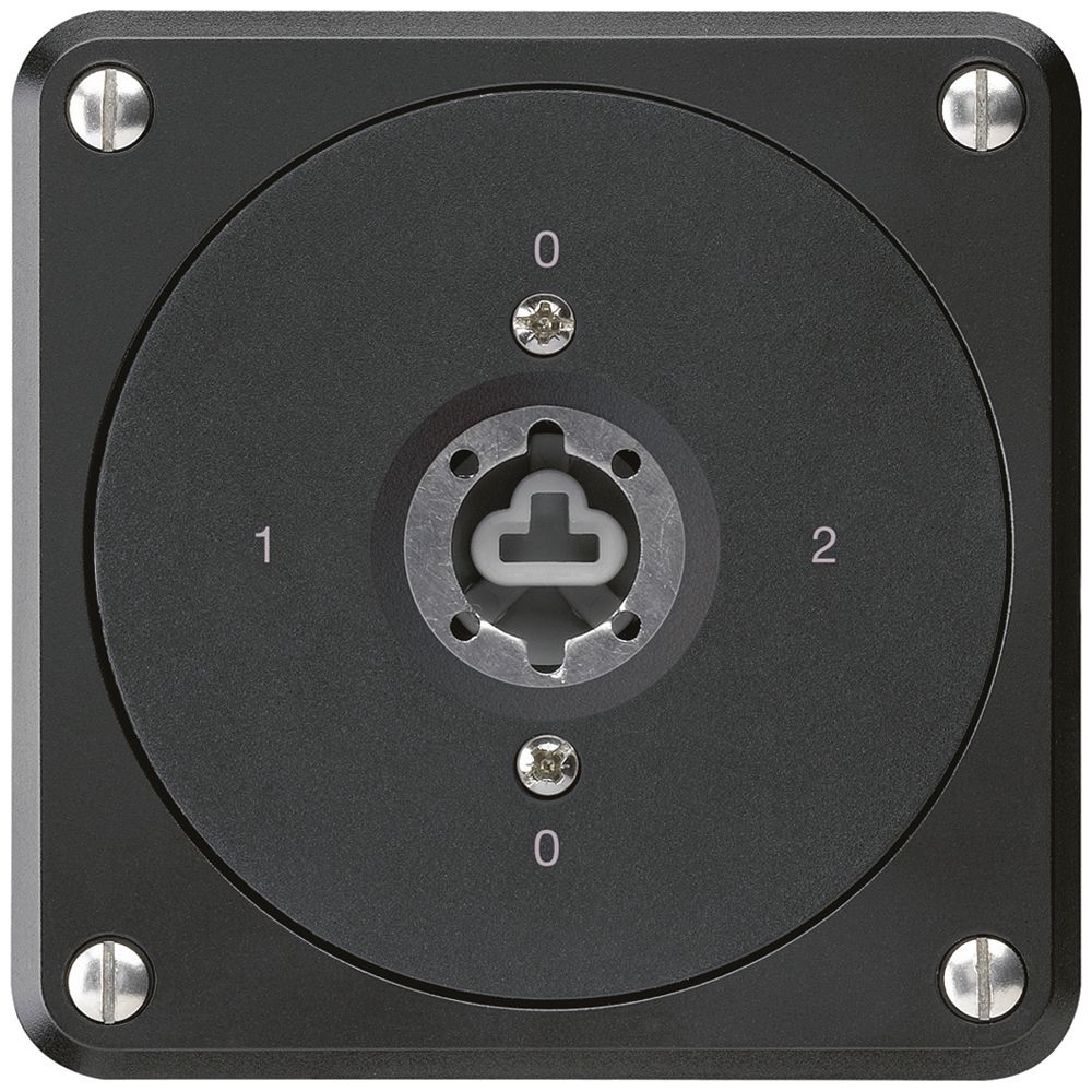 Interrupteur à clé ENC robusto sans clapet sans cylindre 2/1P noir p.combinaison