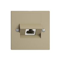 UP-Dose 1×RJ45/u 4P ITplus EDIZIOdue sand