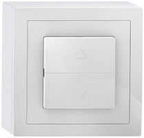 AP-Storentaster Sidus, 1-Kanal, weiss glänzend