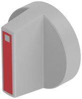 Manopola rotativa EAO51/61 luminoso grigio/rosso