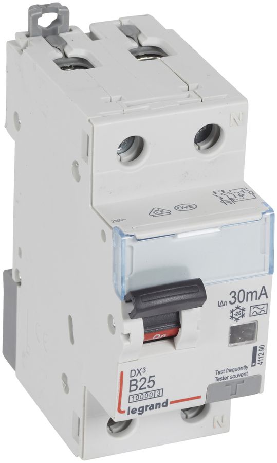 FI/LS-Schalter Legrand DX3standard 1LN B 25A 10kA 30mA Typ A