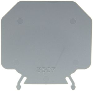 Trennwand Woertz 10mm² grau