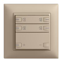 Kit de montage ENC Edue zeptrionAIR, WLAN variateur LED-RGB, 2×touche, 2×comm.sa