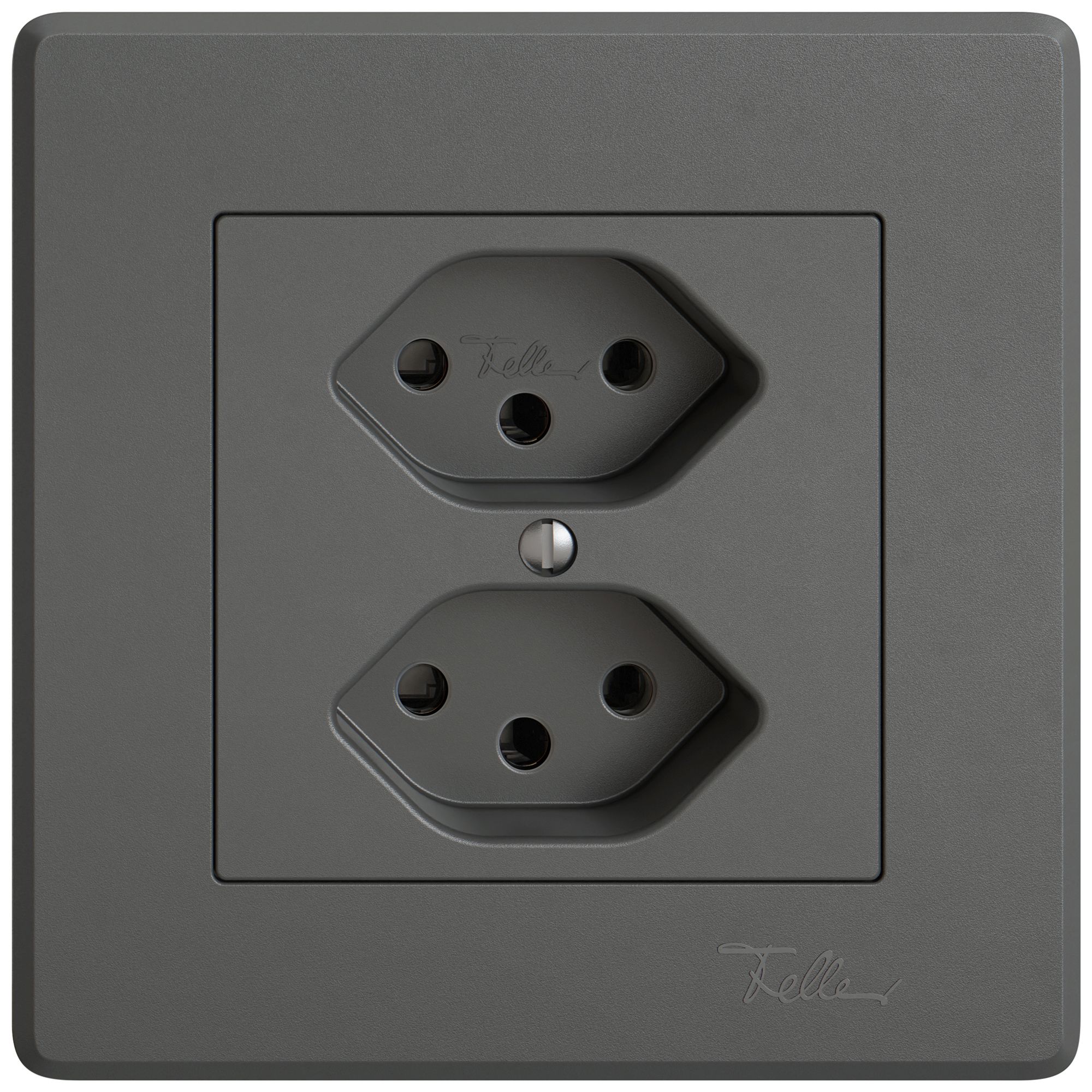 UP-Steckdose EDIZIO.liv SNAPFIX® 2×T13 dgu