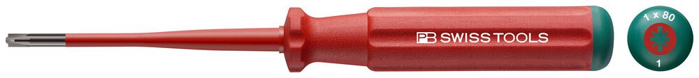 Cacciavite a croce PB PZ grd.1×80mm VDE 1000VAC/1500VDC