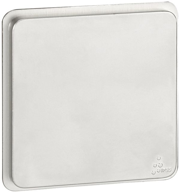 Plaque de ferm.ENC Soliroc 2 modules chr.