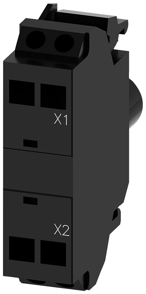 Modulo LED Siemens SIRIUS ACT blu 24VUC frontale morsetti a molla