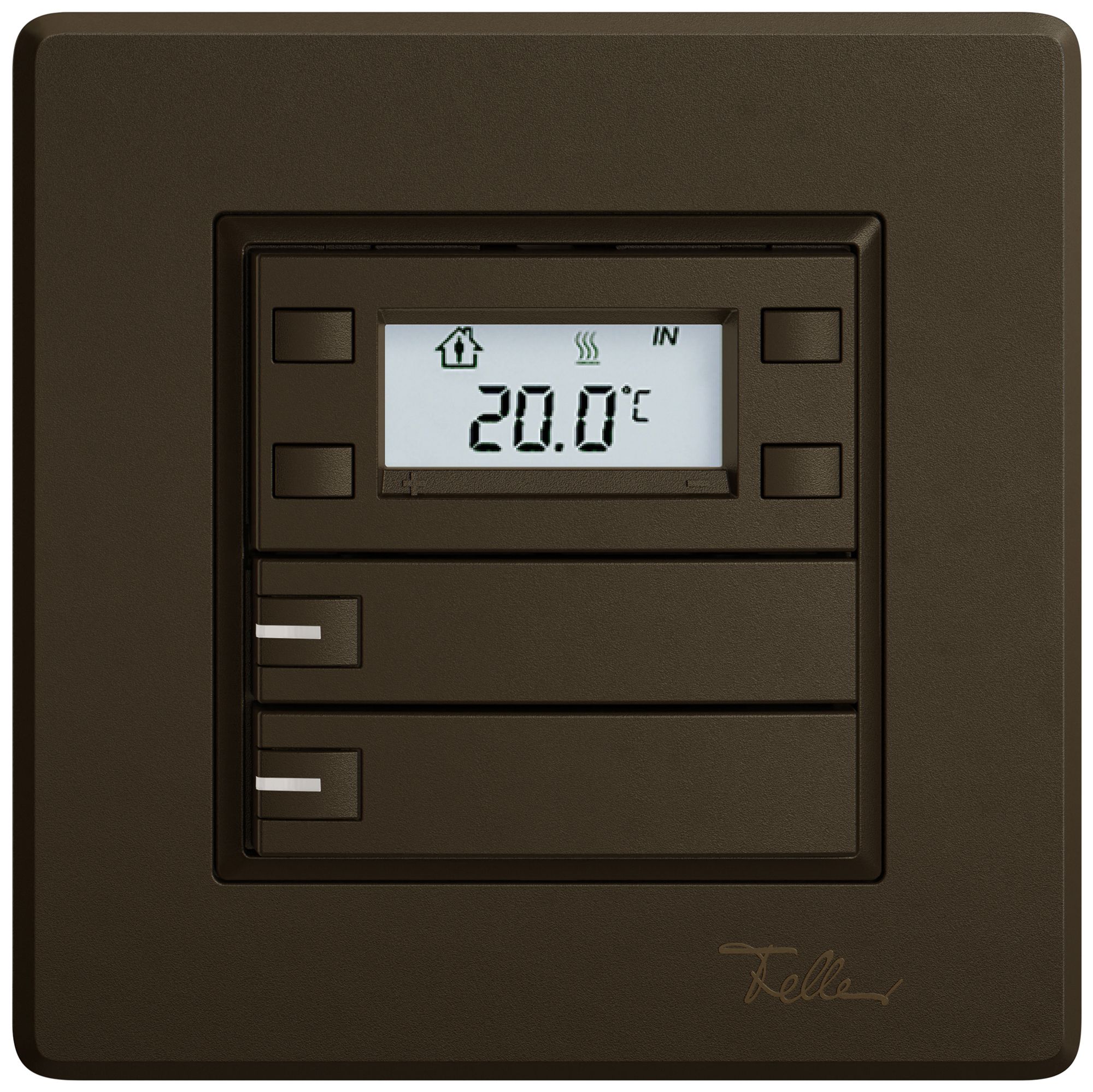 UP-RTH-Taster EDIZIO.liv SNAPFIX® m.RGB-LED 2×Taste 1-Tbed.br