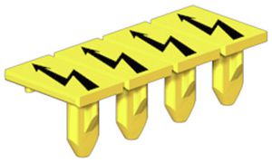 Klemmenmarkierer WM AAM 2.5 YE FLASH 8×5.1mm Symbol: Blitz gb