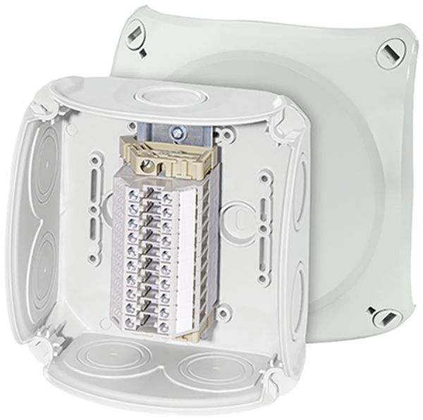 Boîte de dérivation AP Hensel RK 0610 10×6mm², gris