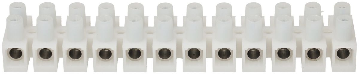 Barrette de bornes Adels-Contact 12P 4…16mm² 76A 500V blanc