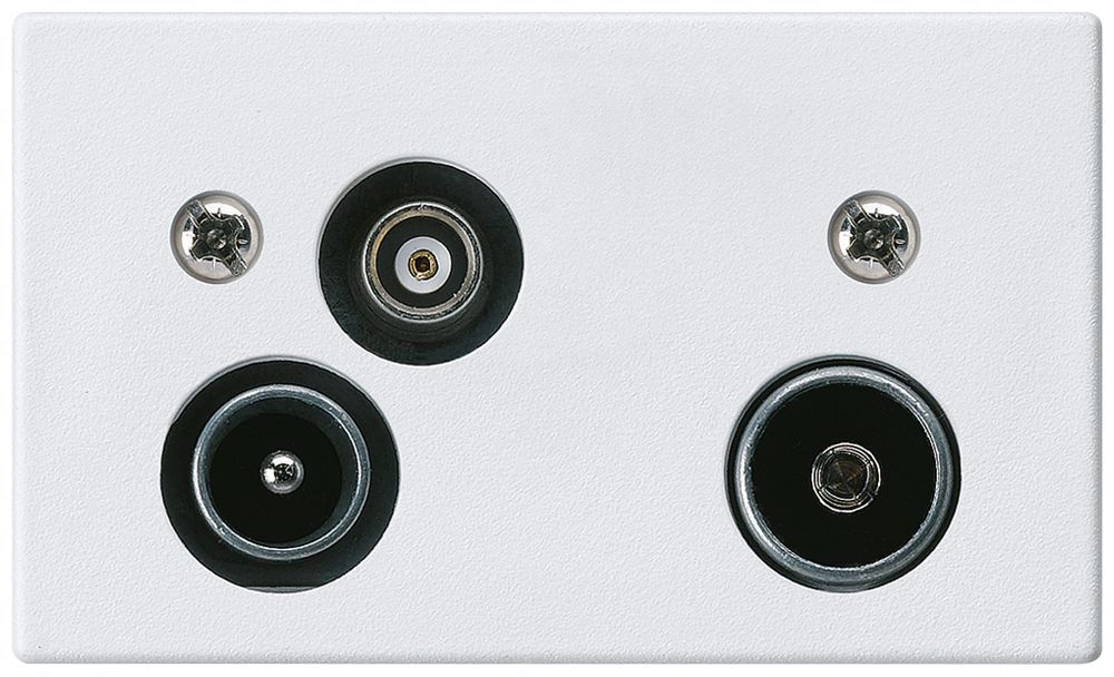 EB-Antennendose R-TV-Daten HA FLF 2GHz 10.5dB weiss