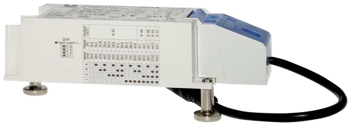 Alimentation LED DOTLUX QUICK-FIX 12…40W 6…52V 300…1050mA DALI 100×43×45mm