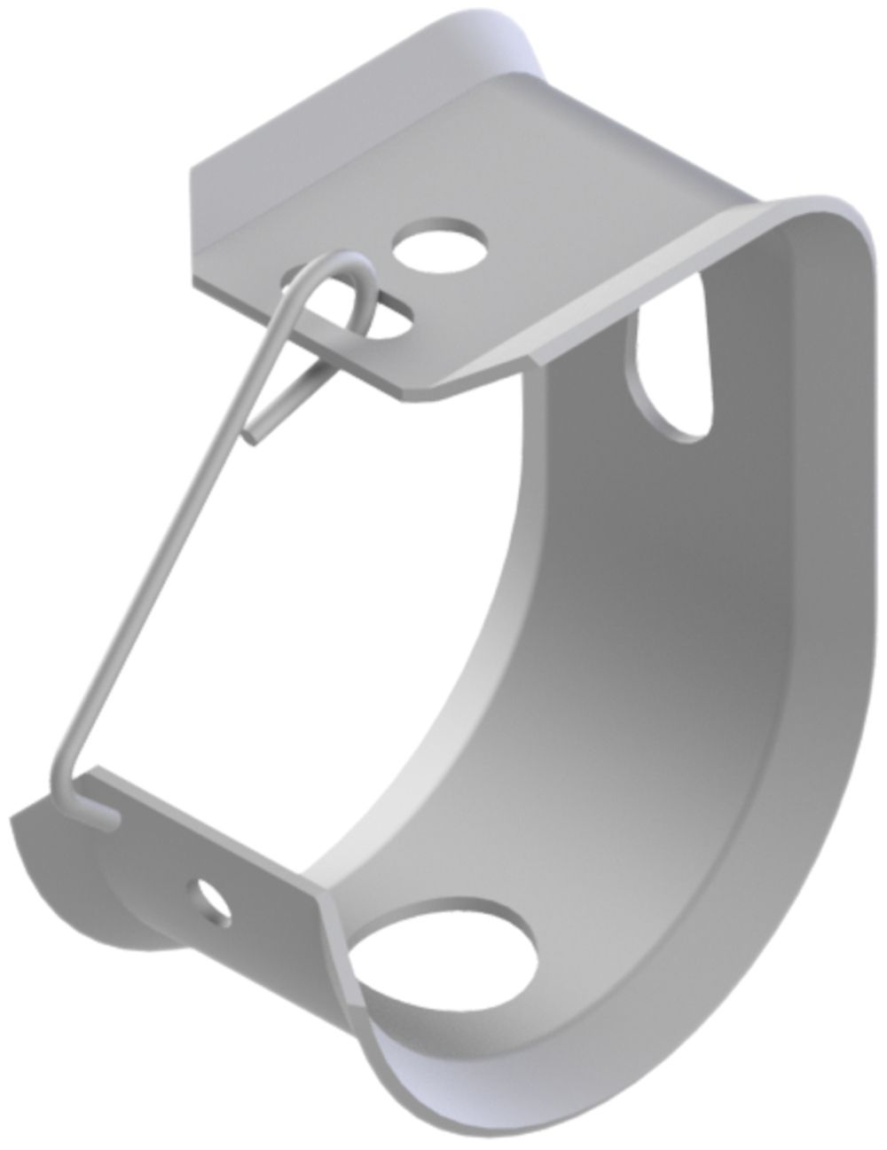 Boucle murale/de plafond Lanz DWS 105×140mm galvanisé zingué