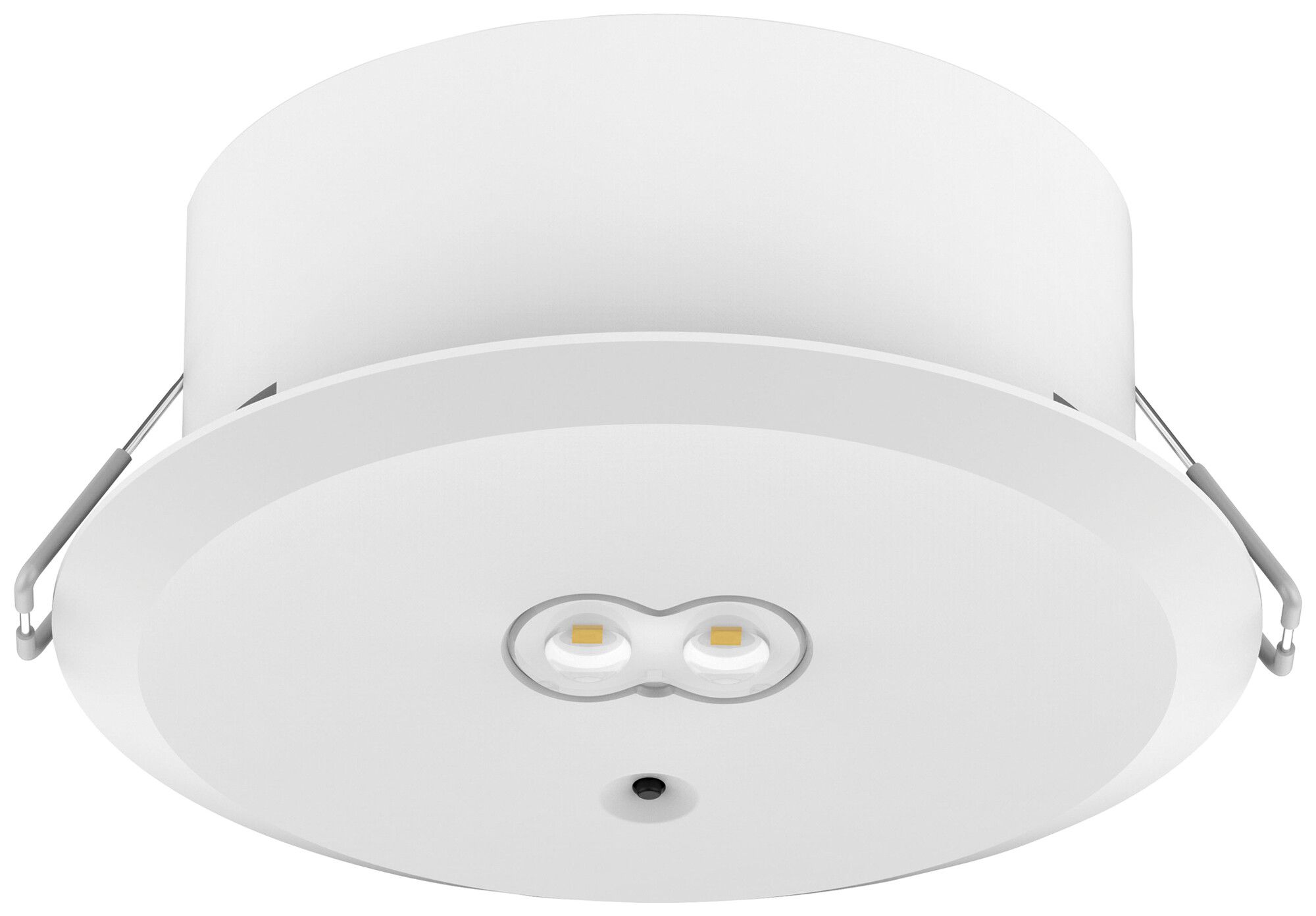 AP-LED Sicherheitsleuchte DOTLUX EXITtop Ø140mm 3h weiss